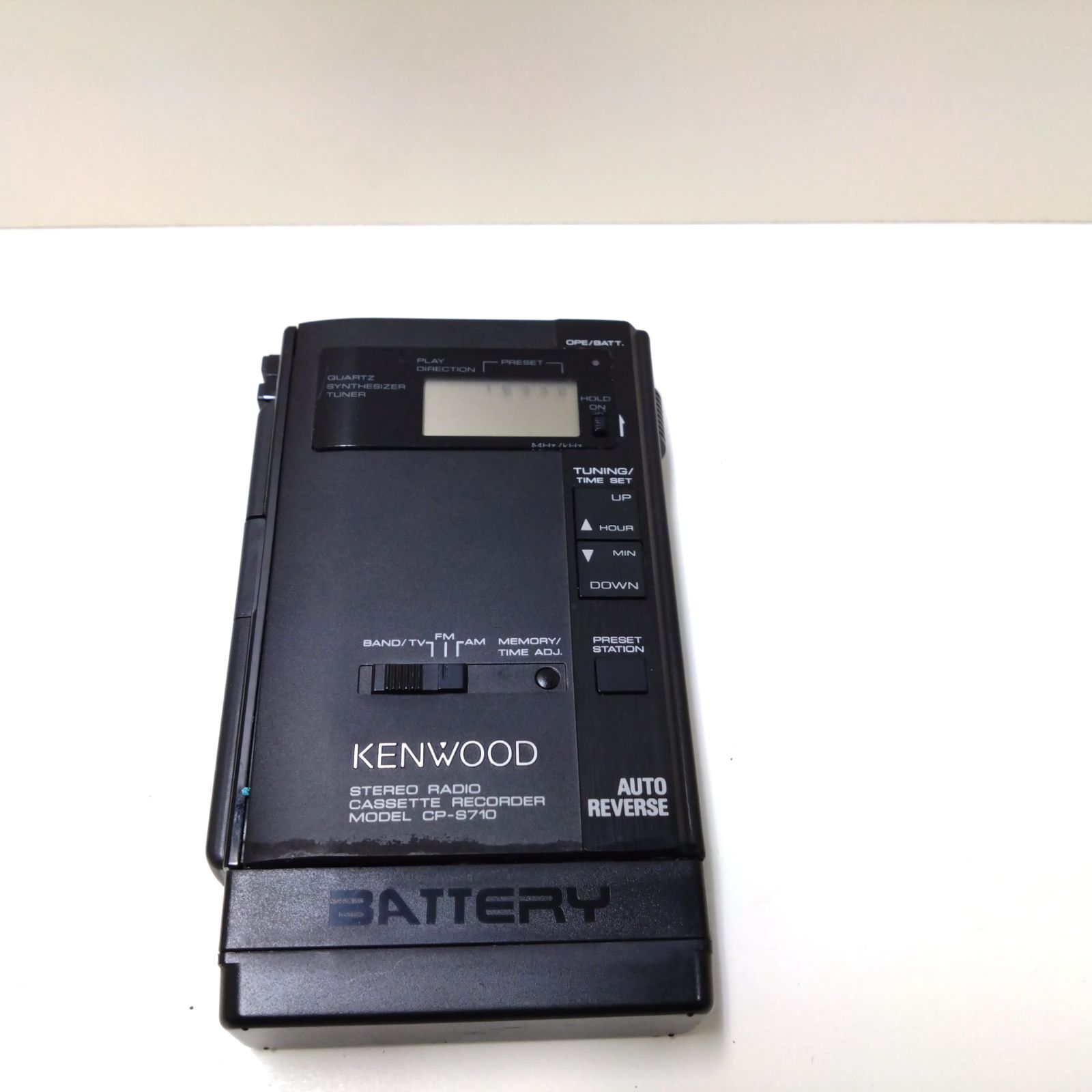 1112 【ジャンク】 KENWOOD ケンウッド ポータブルカセットプレーヤー