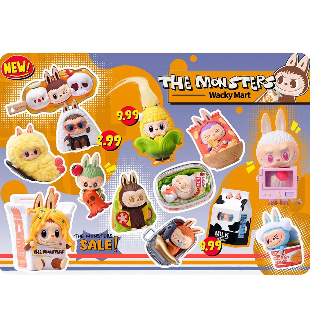 新品未開封】正規品 POP MART THE MONSTERS Wacky Mart シリーズ 1