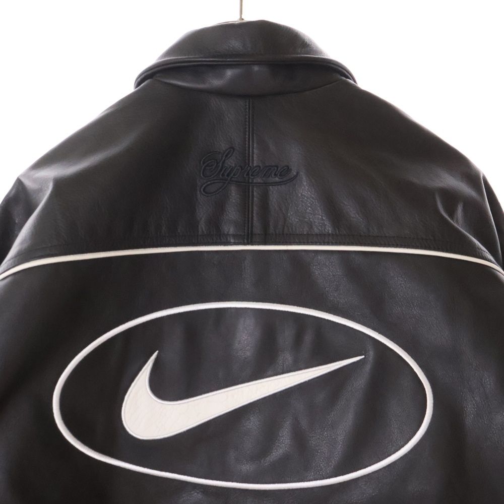 SUPREME (シュプリーム) 25SS ×NIKE LEATHER VARSITY JACKET ナイキ