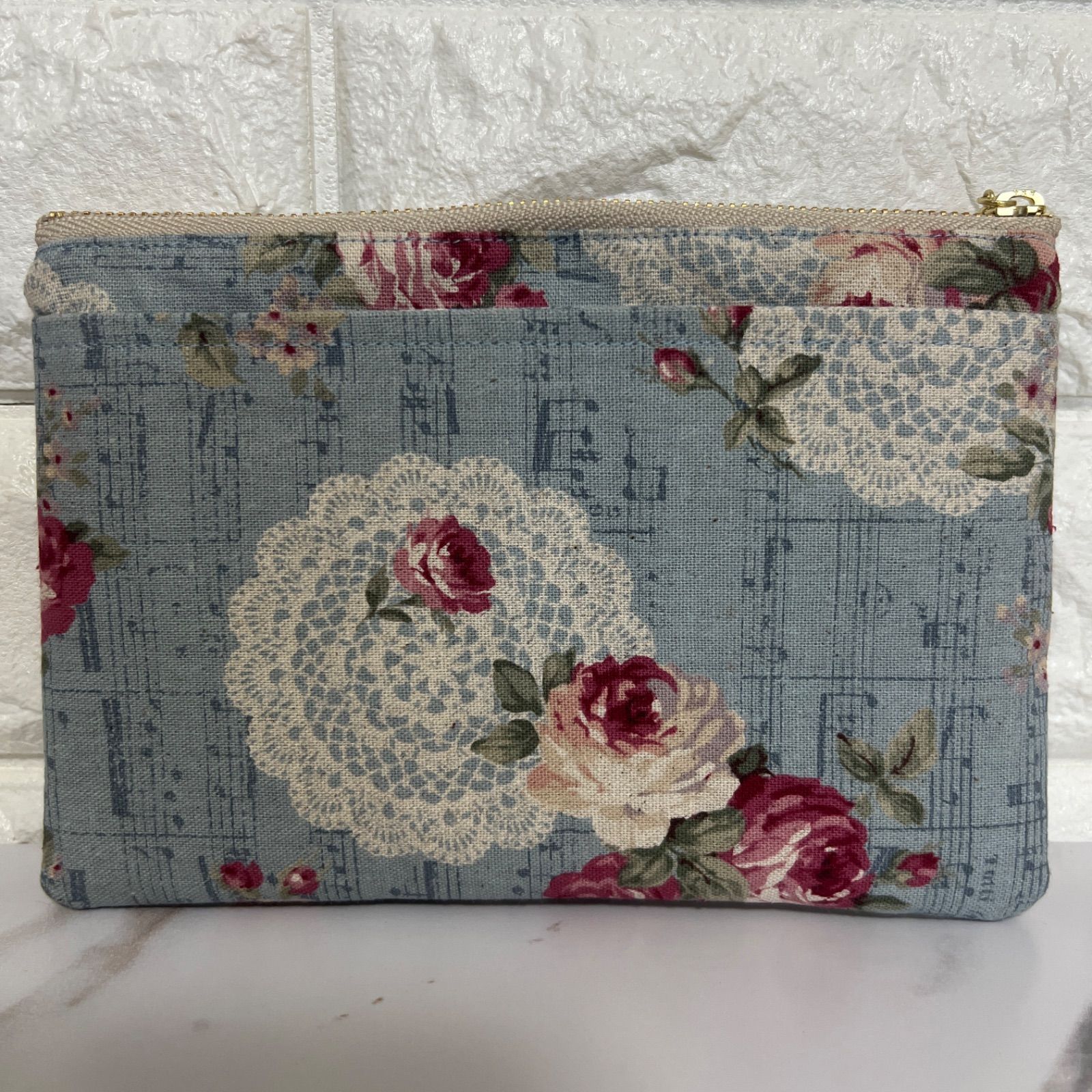 激レアねこパネル生地 ハンドメイド まちなしバッグ ミニバック ポーチ