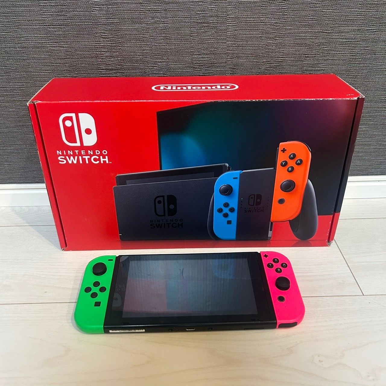 動作確認済み】 任天堂スイッチ HAC-001 未対策機 2台 本体のみ 未対策