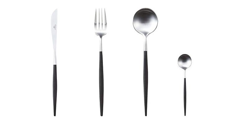 フランス／H.Soufflot】純銀／フォーク＆スプーン 2セット フランス