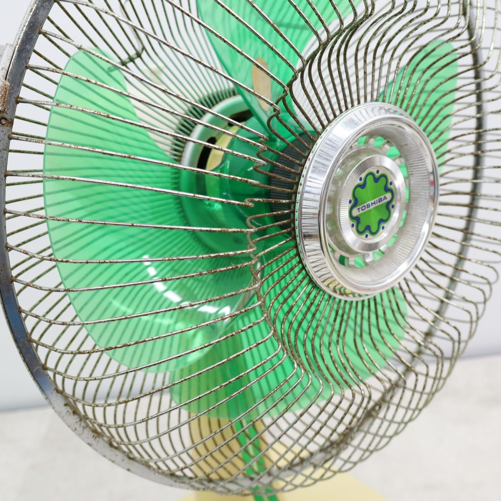 ▽当時物！ ｜レトロ 扇風機｜TOSHIBA 東芝 D-30D41G 羽根の大きさ