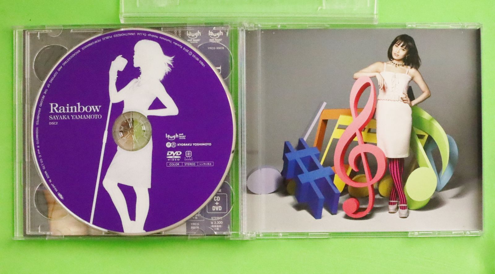 国内盤CD☆山本彩/Sayaka Yamamoto□ Rainbow(初回限定盤 DVD付