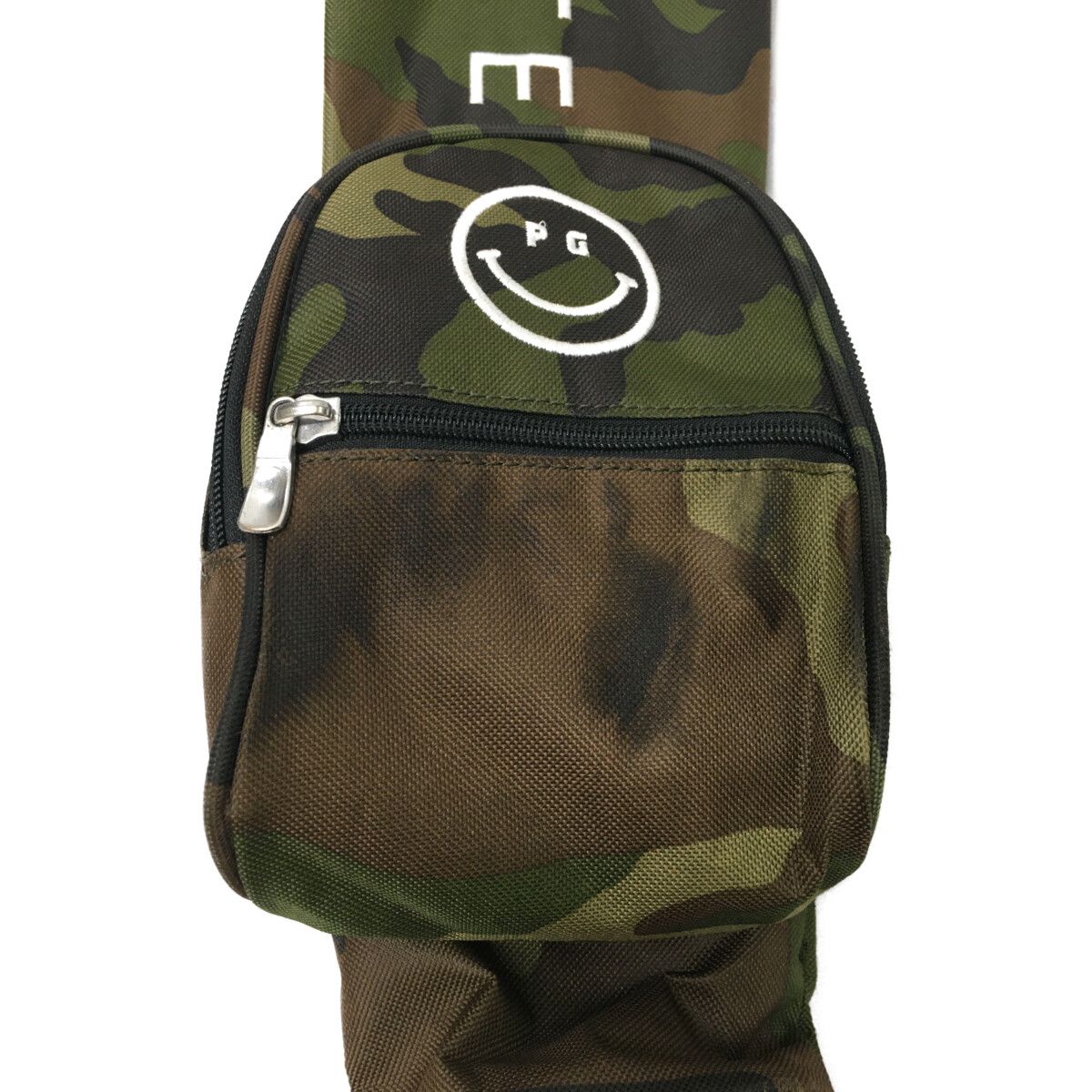 中古 パーリーゲイツ PEARLY GATES セルフスタンドバッグ 迷彩