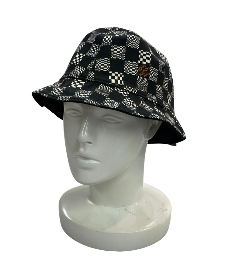 ルイ・ヴィトン リバーシブルバケットハット ダミエ ボネ ディストー