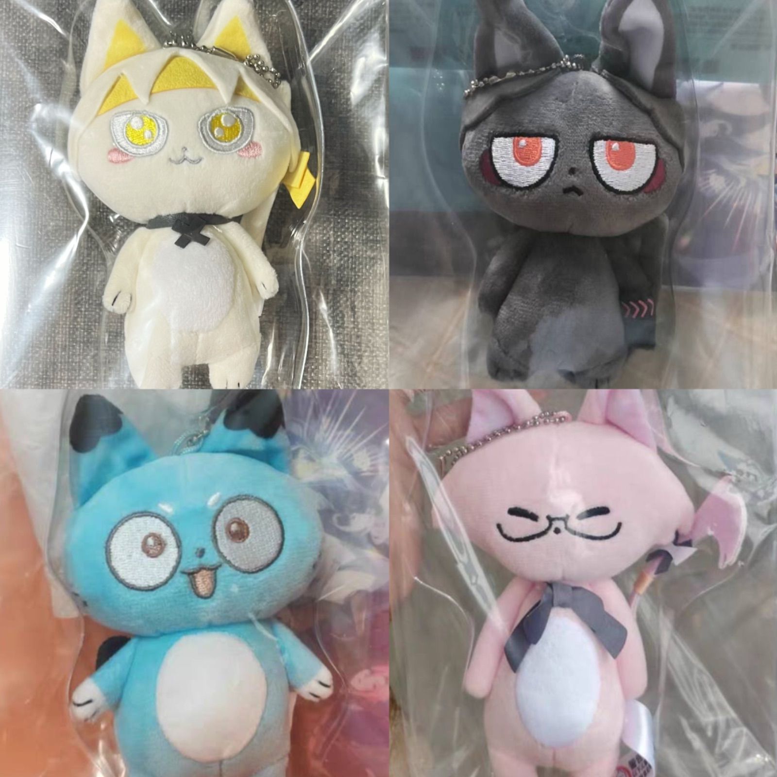 公式正規品 対ホロウ六課 ぬいぐるみ 猫 星見雅 浅羽悠真 月城柳 蒼角