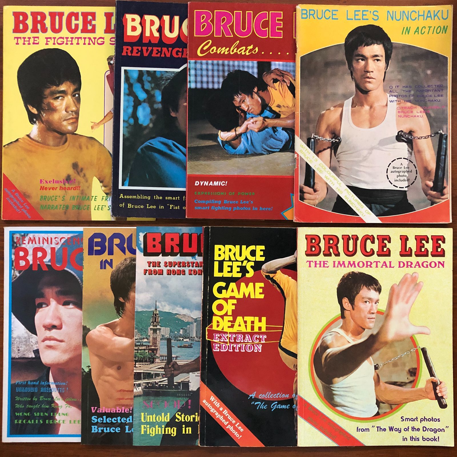 ブルース・リー 関連書籍 9冊セット BRUCE LEE MAGAZINE. THE IMMORTAL