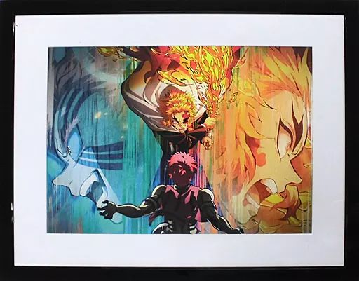 中古】原画イラストボード 付属品付)劇場版「鬼滅の刃」無限列車編