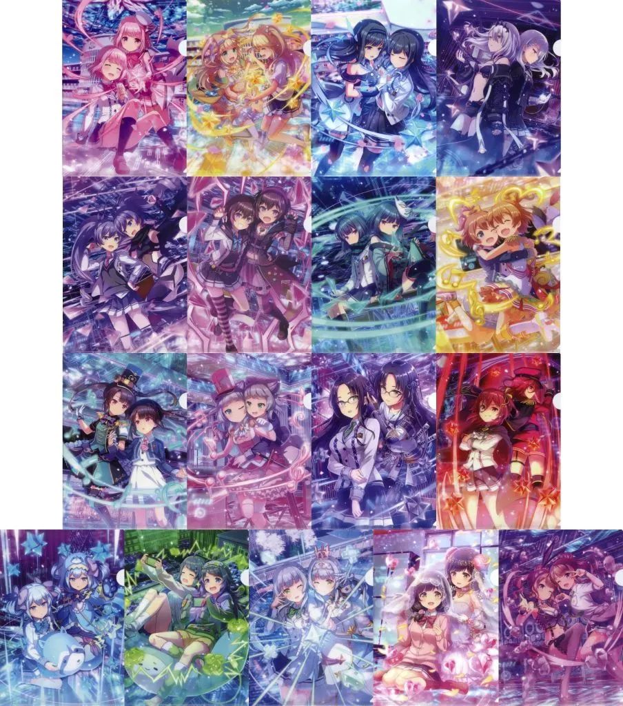 中古】クリアファイル 全17種セット Make UP Future! A4クリアファイル