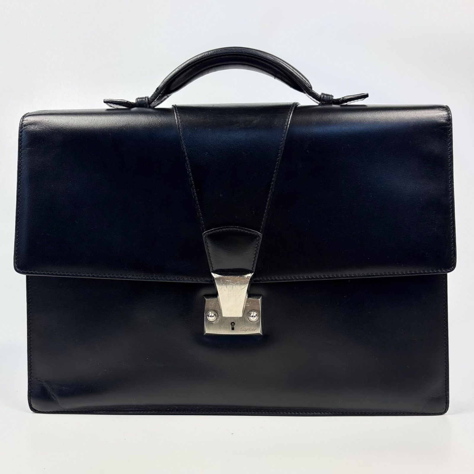 Cartier カルティエ ビジネスバッグ ブリーフケース マストライン ロゴ