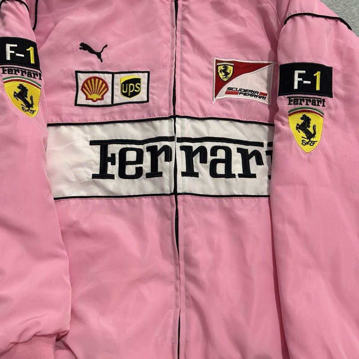 人気推薦◇ Ferrari フェラーリ F1 レーシングジャケット ブルゾン