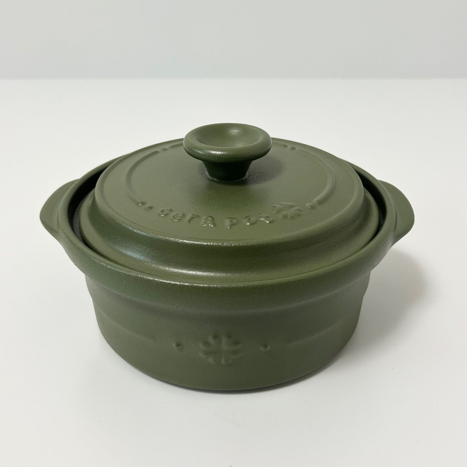 M1304 【未使用】セラポット モスグリーン 26cm 5点セット Amazon.co