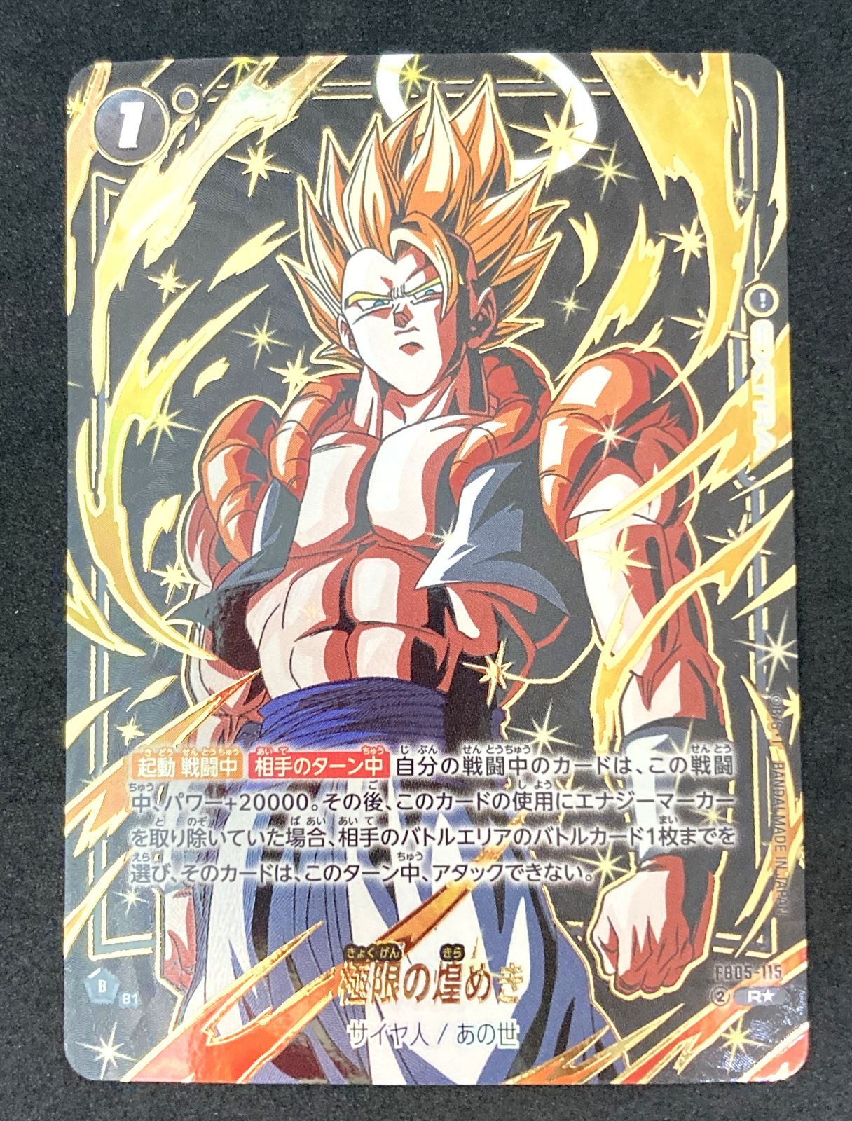 ☆神イラスト☆ 極限の煌めき パラレル ゴジータ R プロモFB05-115