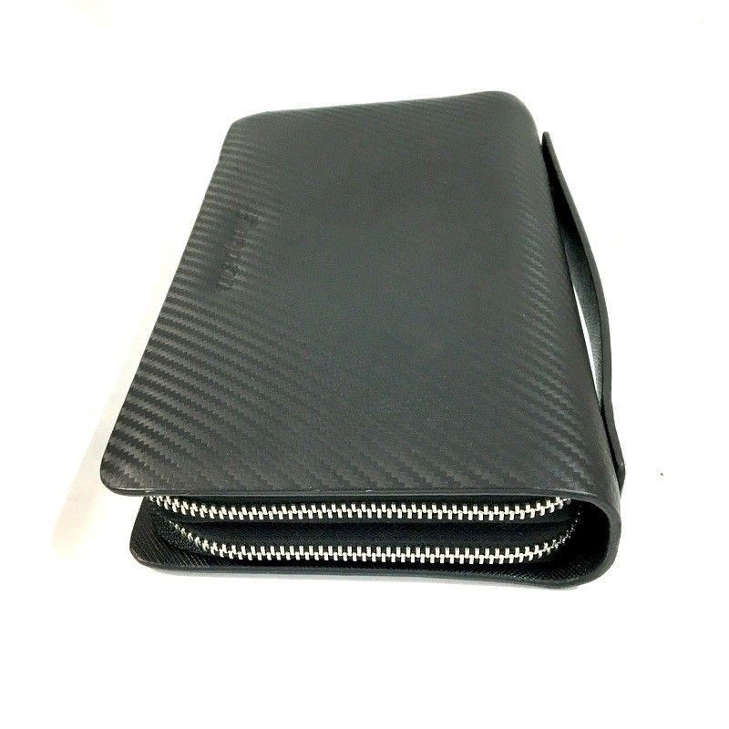 Snap-on スナップオン カーボン柄 セカンドバッグ ロングウォレット