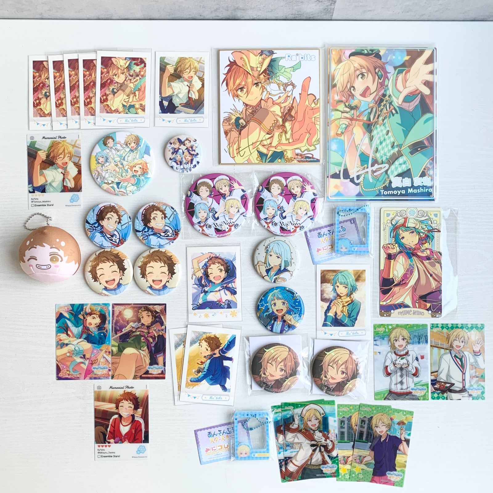 あんさんぶるスターズ あんスタ Rabits グッズセット 缶バッジ 紙類 お