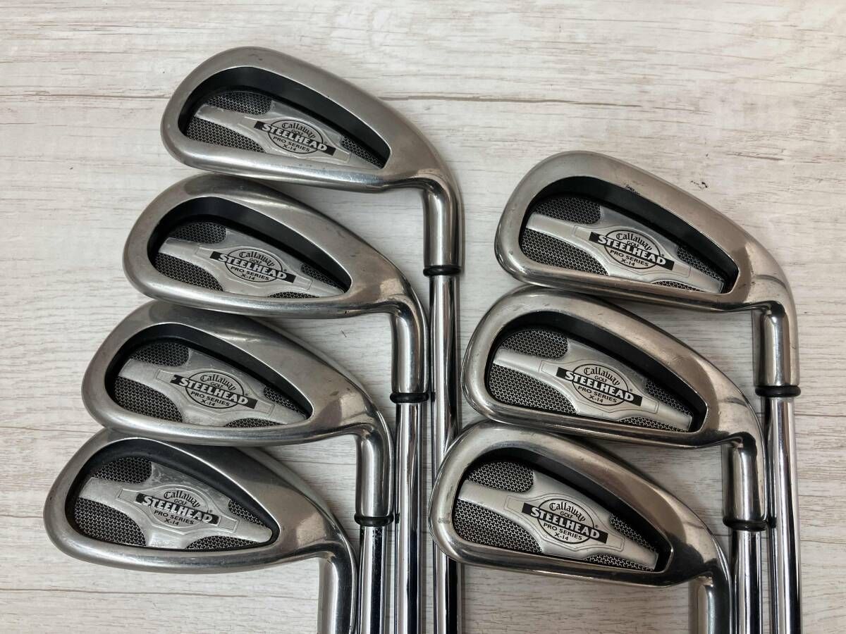 Callaway STEELHEAD X‐14 アイアンセット キャロウェイ FLEX S 7本