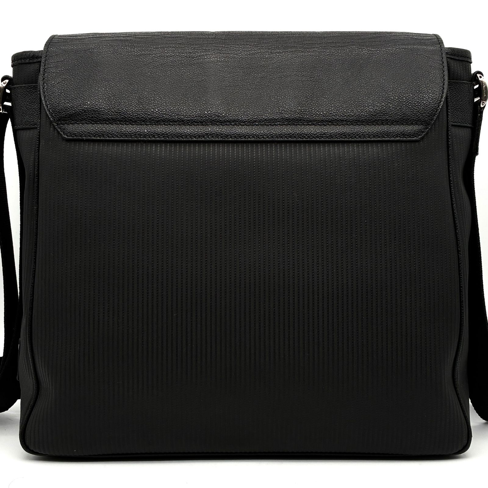 美品 ブルガリ ミレリゲ ショルダーバッグ ロゴプレート レザー 斜め