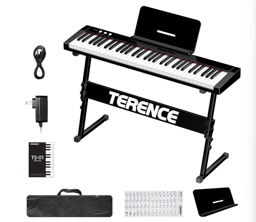 TERENCE 電子ピアノ61鍵盤 TS-01 ☆新古品 PIANO-001 - メルカリ