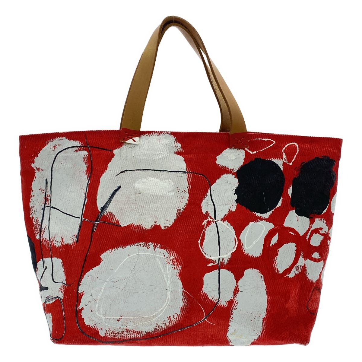 RAFAEL NAVAS ラファエルナバス ハンドペイントキャンバストートバッグ