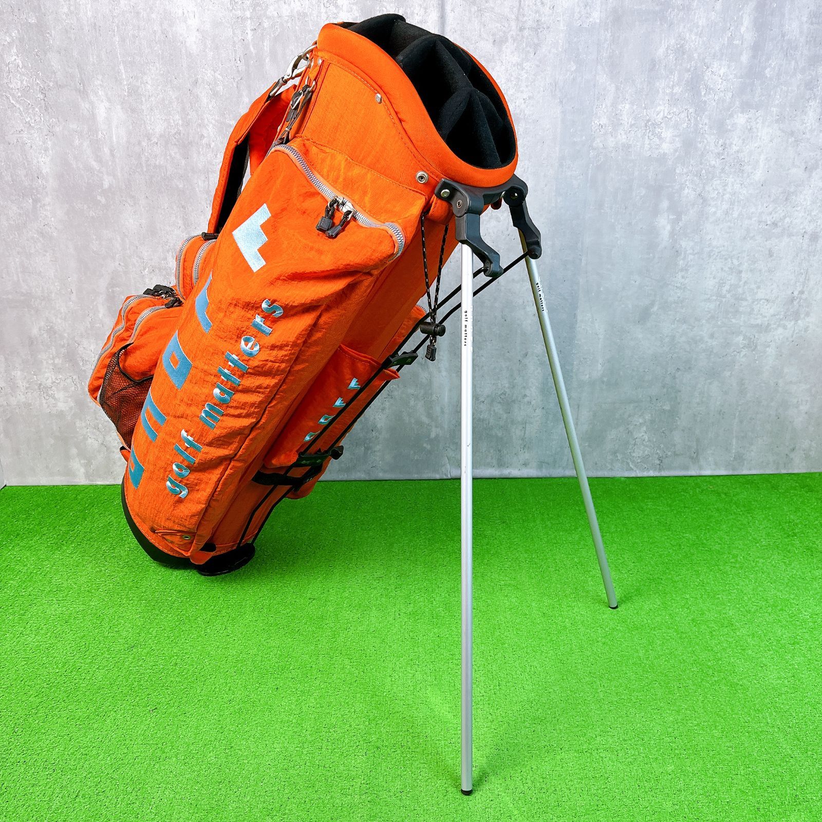 オノフ スタンド式 キャディバッグ 軽量 9型 口枠7分割 ONOFF 中古