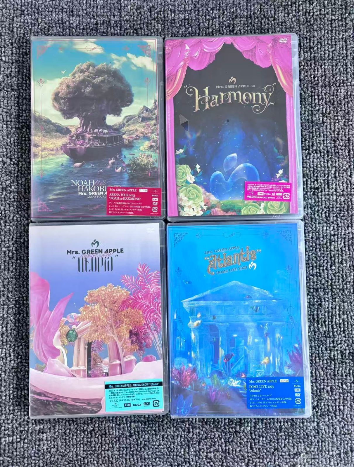新品未開封 Mrs. GREEN APPLE 通常盤 DVD 4本セット - メルカリ