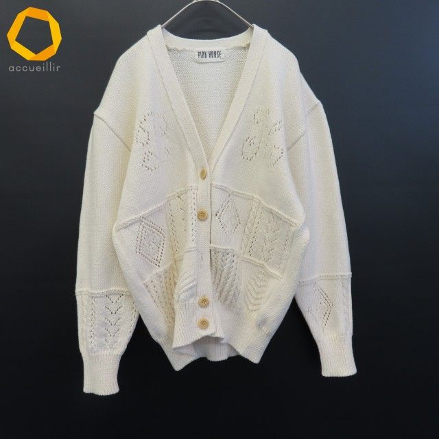 ピンクハウス PINKHOUSE カーディガン ニット ロゴ レディース