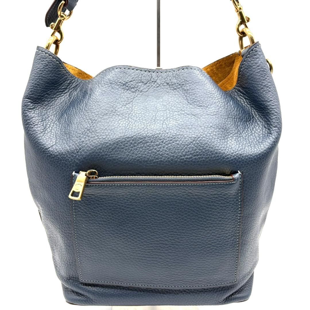 COACH シグネチャー ワンショルダーバッグ 水色 ターンロック y2k