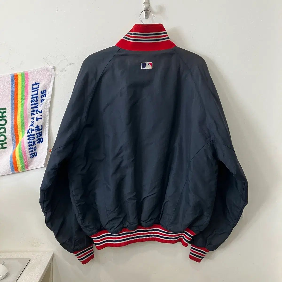 Majestic × ボストンレッドソックス選手着用デザインジャケット