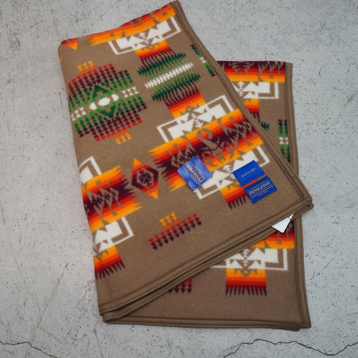 SOPHNET. × PENDLETON ウールブランケット アメリカ製 ソフネット ペン