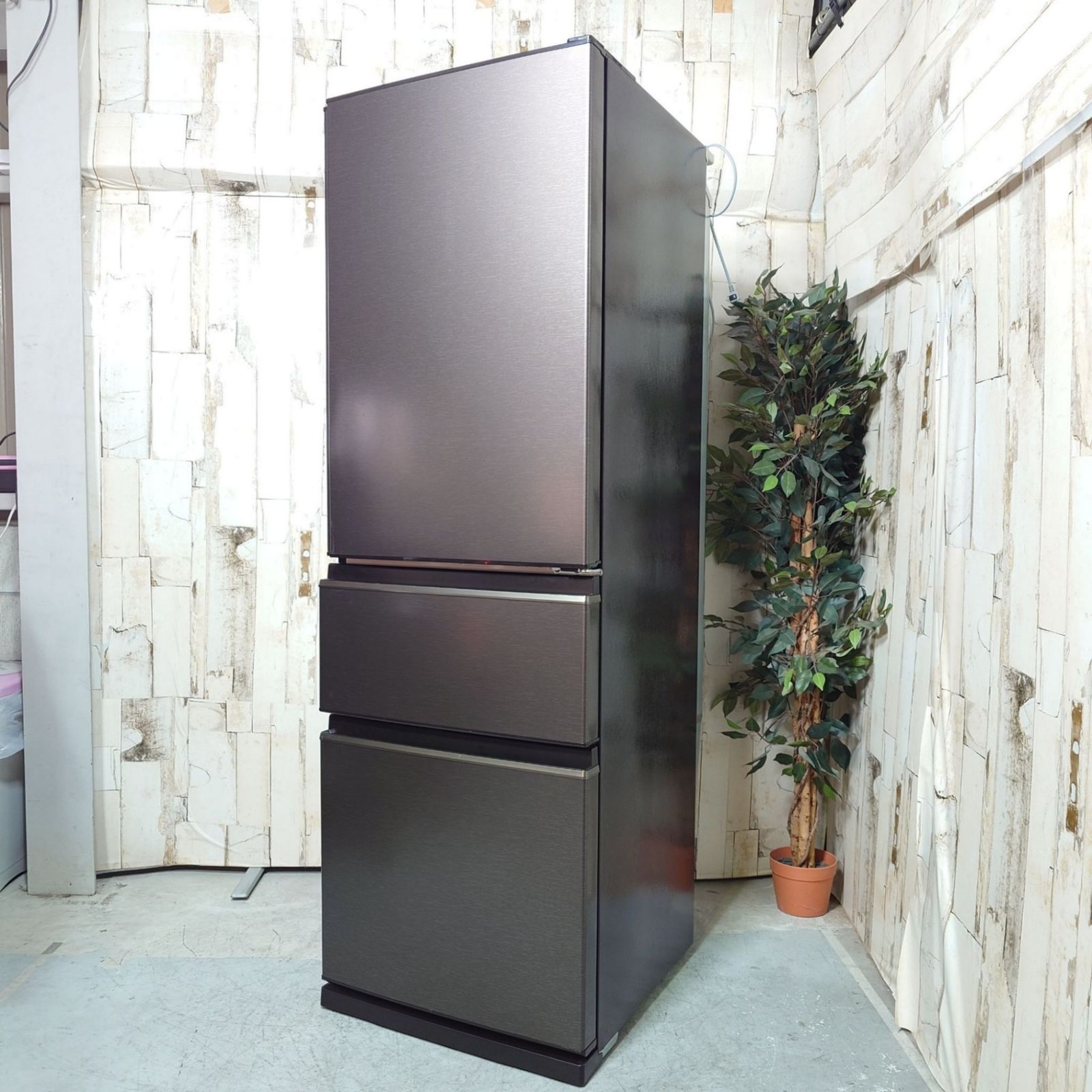 三菱 ノンフロン冷凍冷蔵庫 MR-CX37H-T1 2023年製 365L 三菱電機 MR