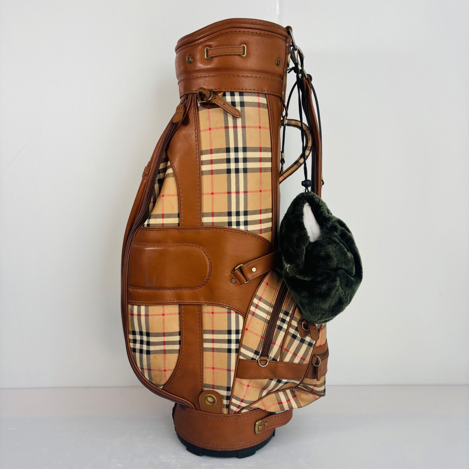Burberrys バーバリー シューズバッグ ブラウン ノバチェック ゴルフ