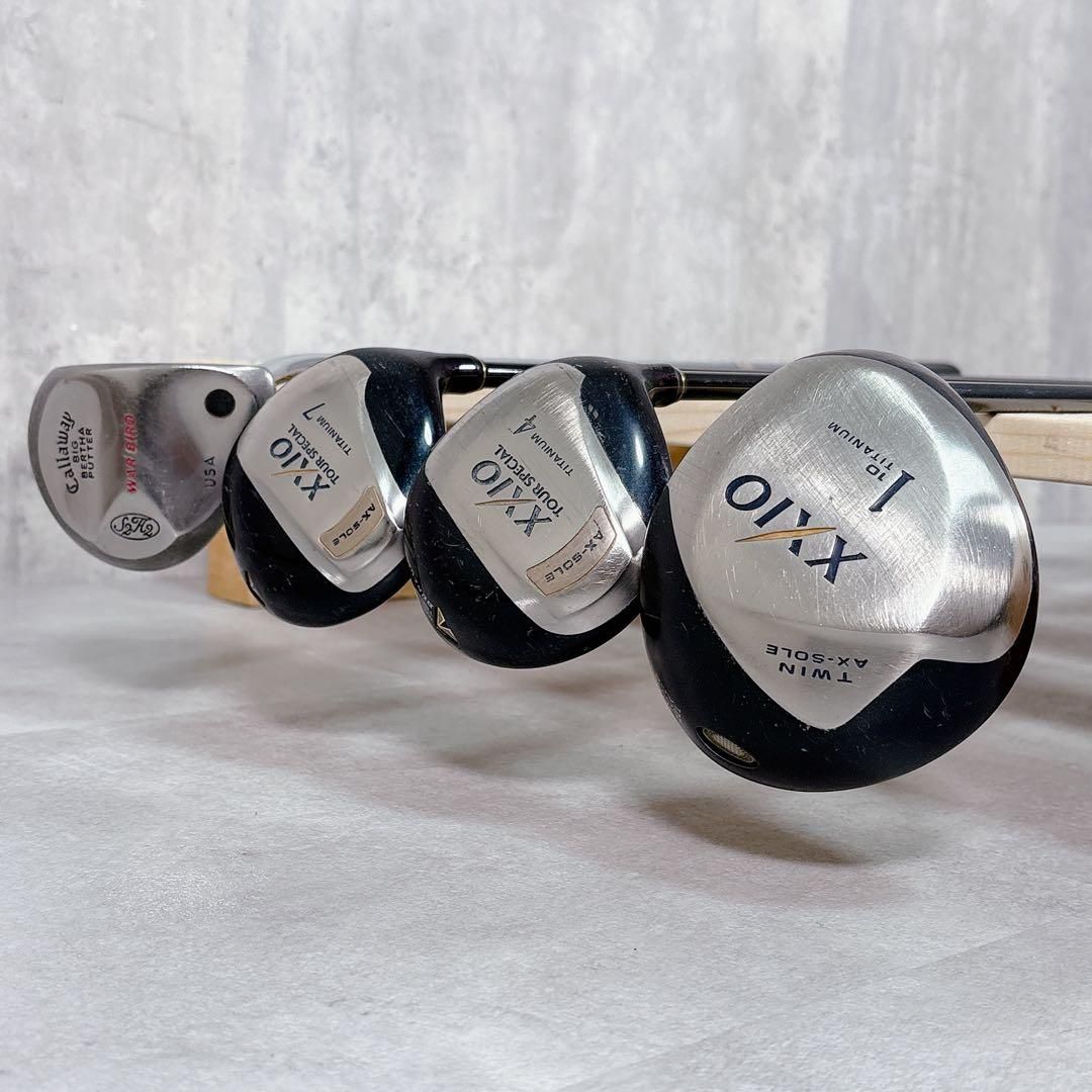 T178 XXIO ゴルフクラブ メンズ フルセット 14点 初心者 男性 白