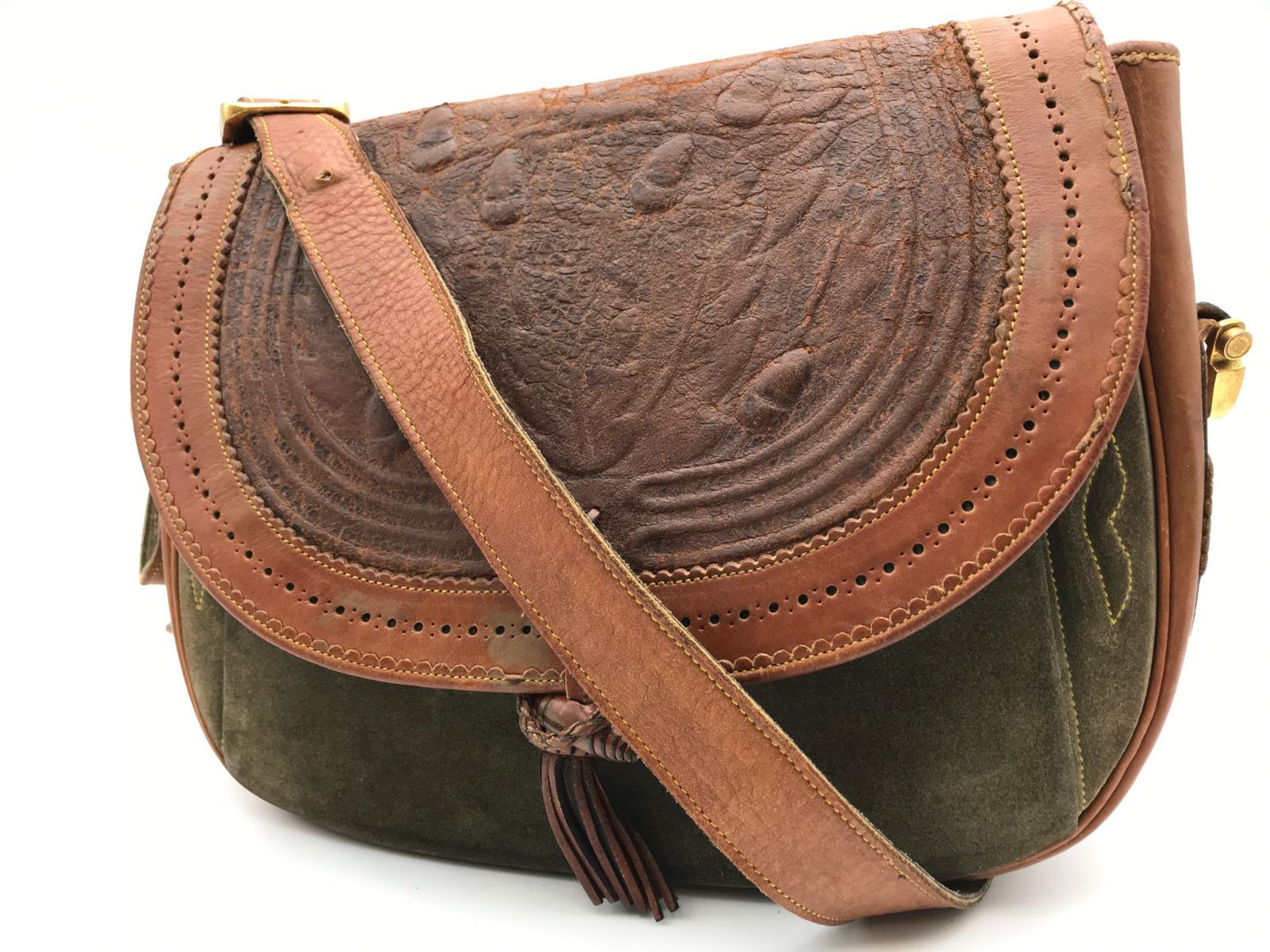 ✨希少✨LOEWE ロエベ ショルダーバッグ ヴィンテージ フラップ