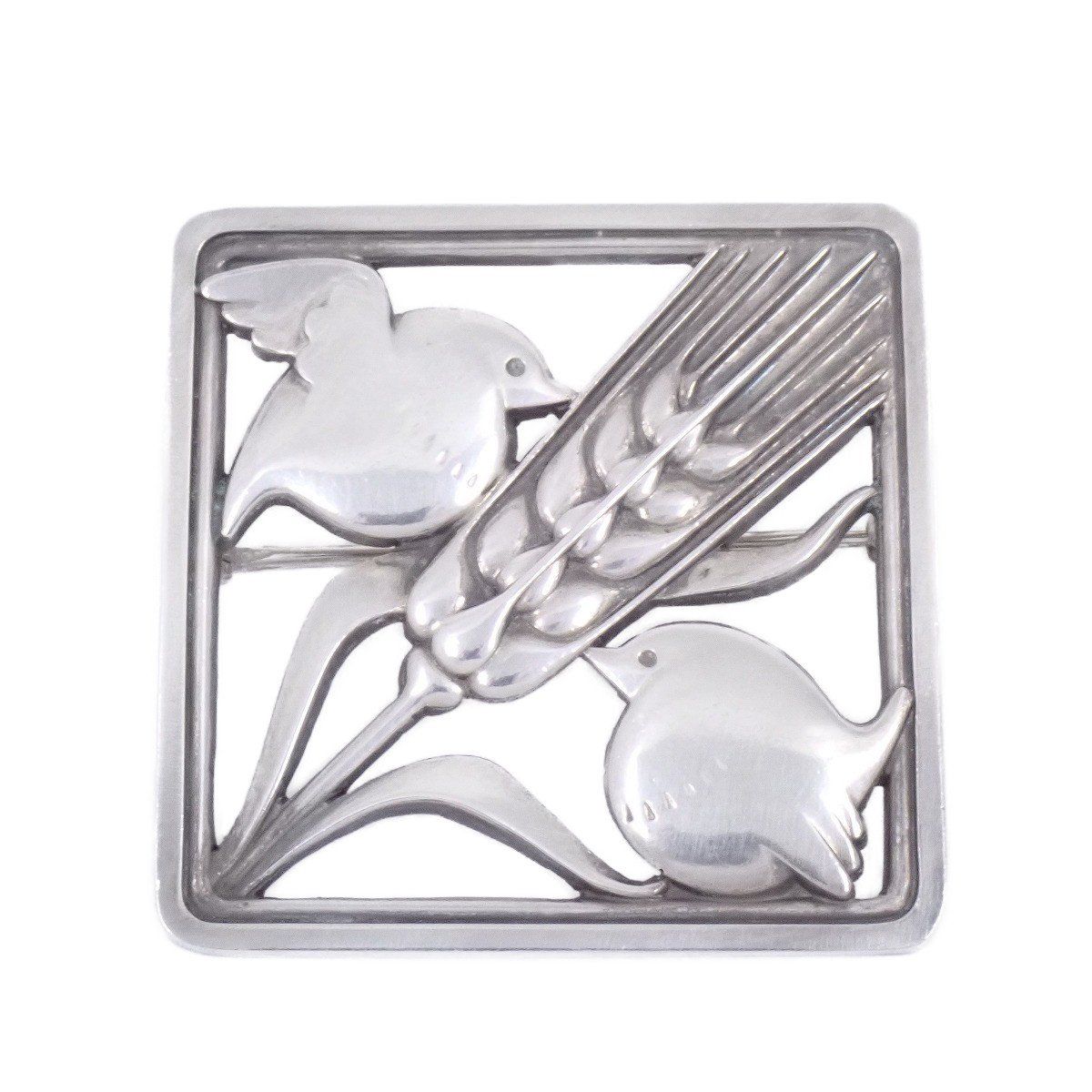 GEORG JENSEN ジョージジェンセン 250 バード 小鳥 麦 ブローチ