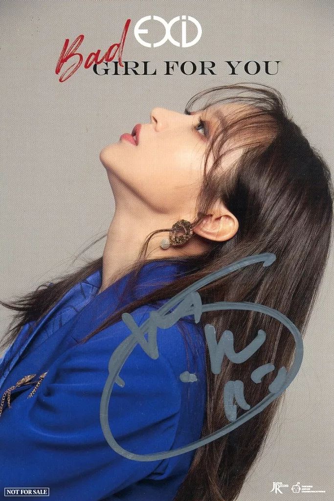 中古】ポストカード ハニ(EXID) 直筆サイン入りメンバーソロポスト