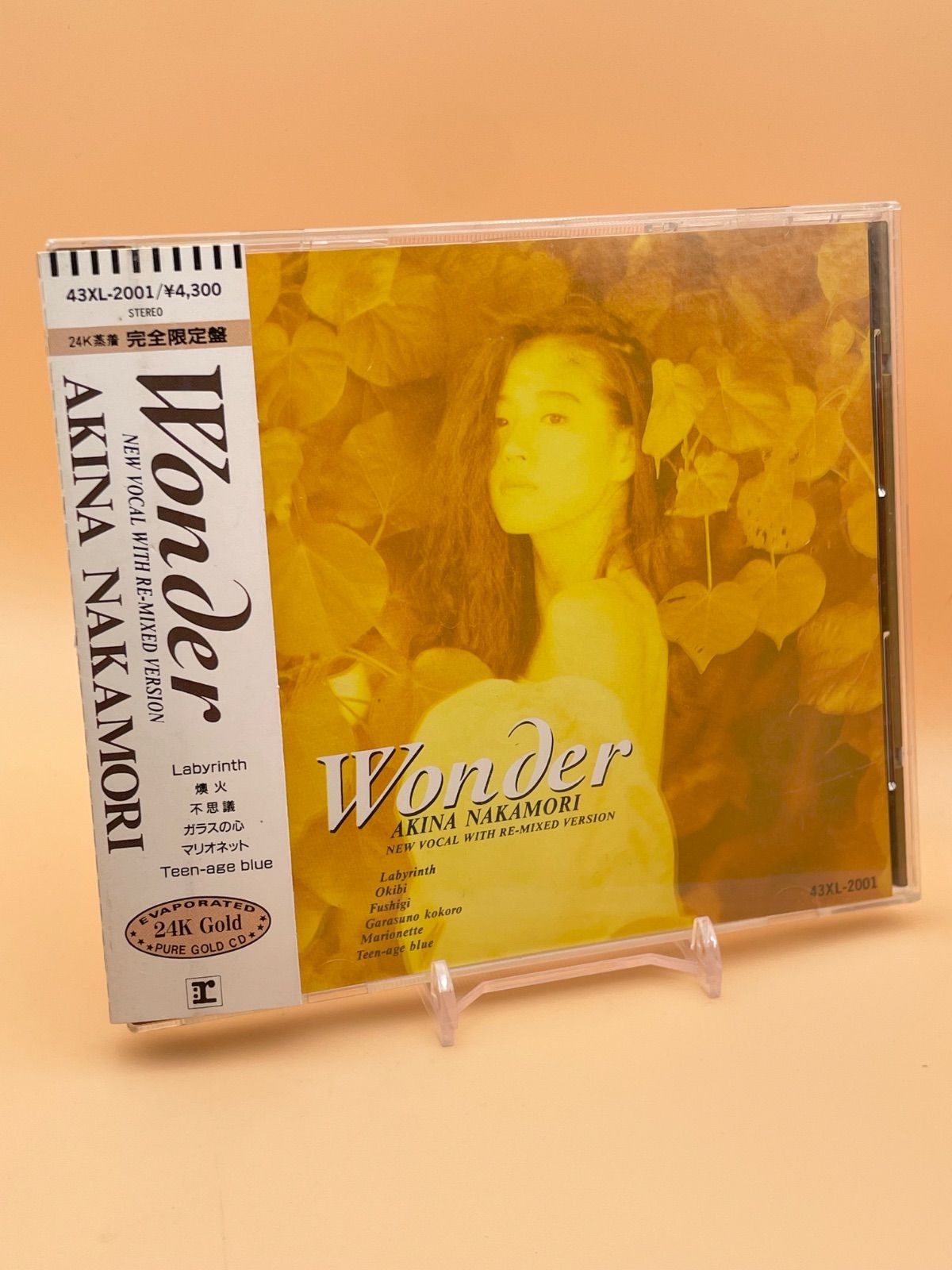 帯付 完全限定盤 中森明菜 CD 24K 蒸着 Gold ゴールド ディスク Wander
