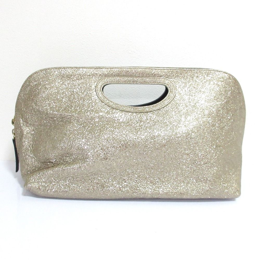 美品 PELLICO ペリーコ バイカラー レザー ハンドバッグ クラッチ