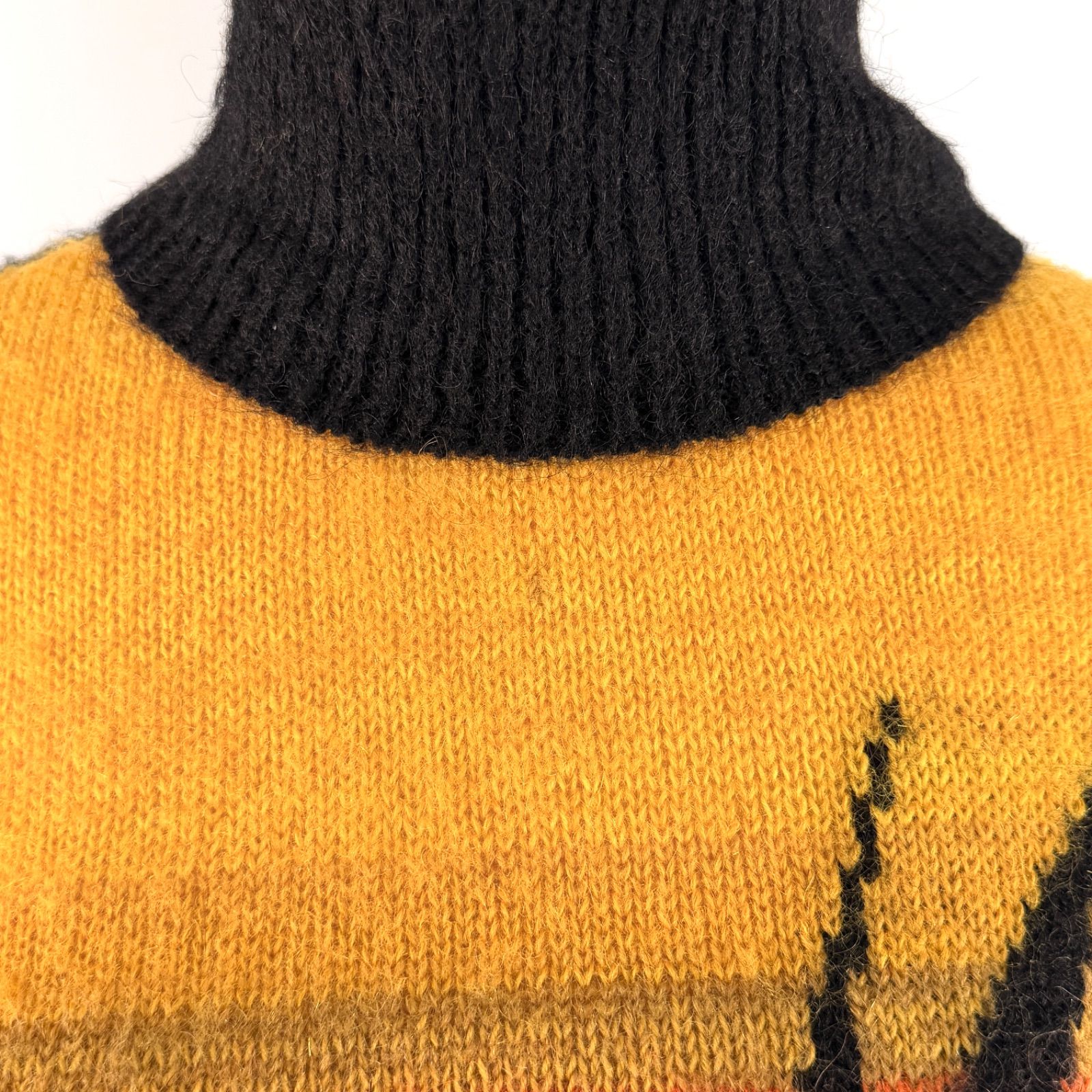 80s 90s Vintage Archive 顔タグ 日本製 山本寛斎 タートルネック