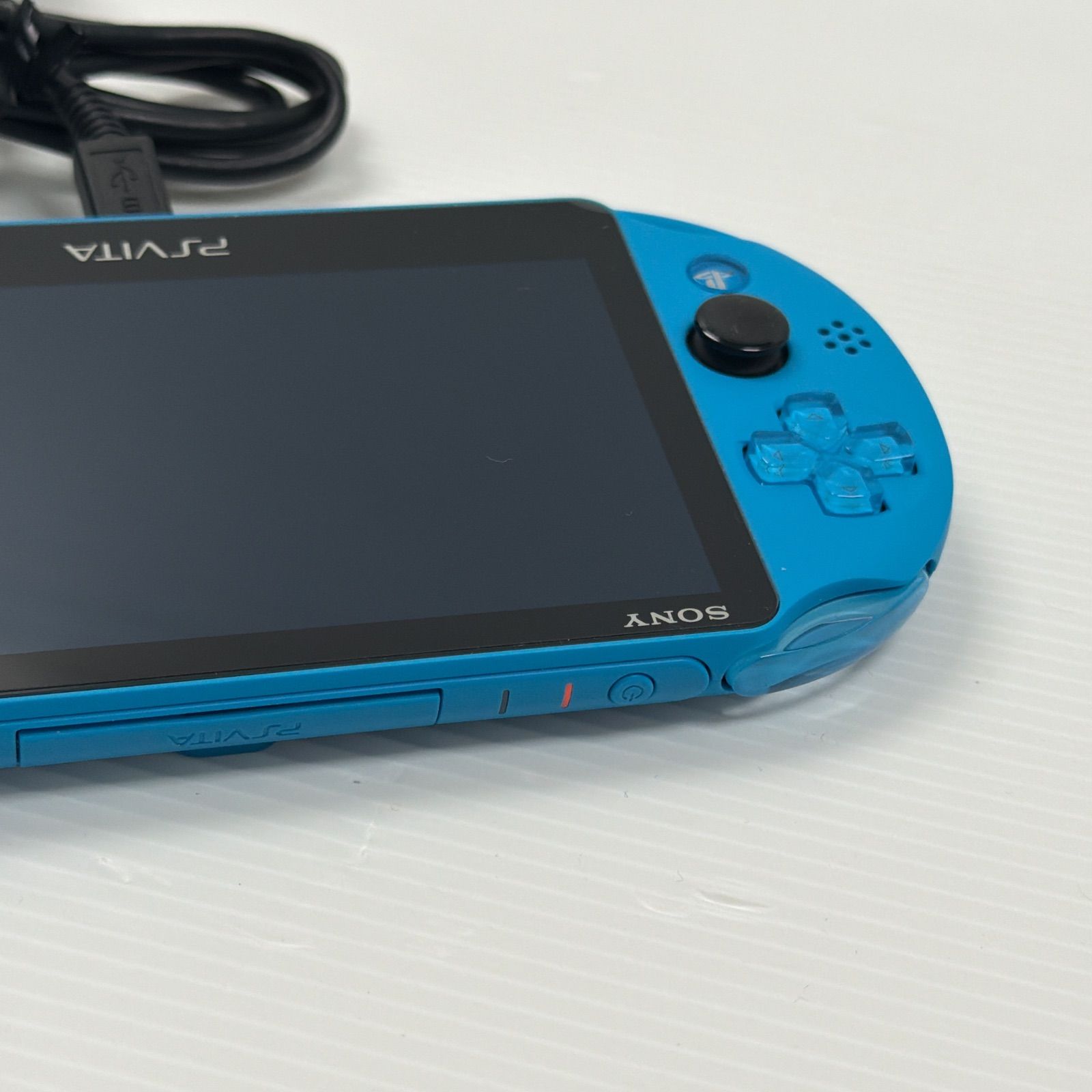 極美品 PSVITA PCH 2000 アクアブルー PlayStation Vita FW3.57 遊べる