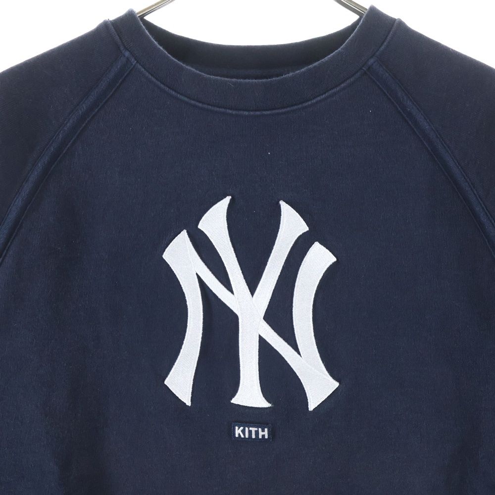 KITH (キス) MLB New York Yankees Logo Crewneck Sweatshirt