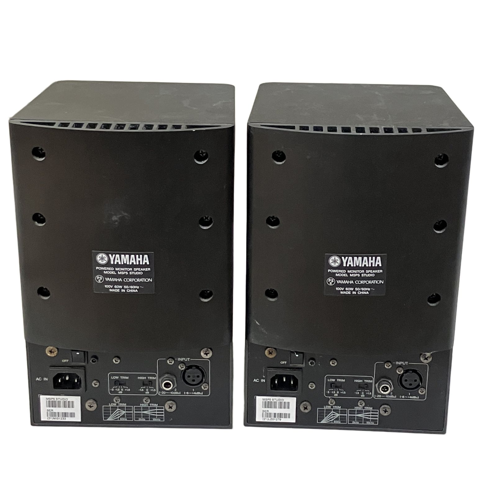 YAMAHA MSP5 STUDIO パワードモニター スピーカー ペア ヤマハ 音響