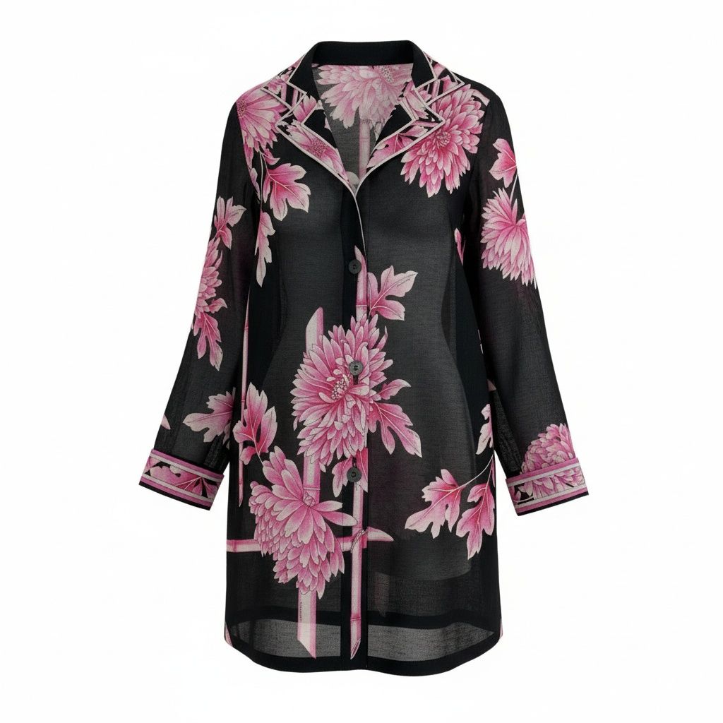 59b22 【美品】 LEONARD FASHION レオナール シアージャケット シャツ