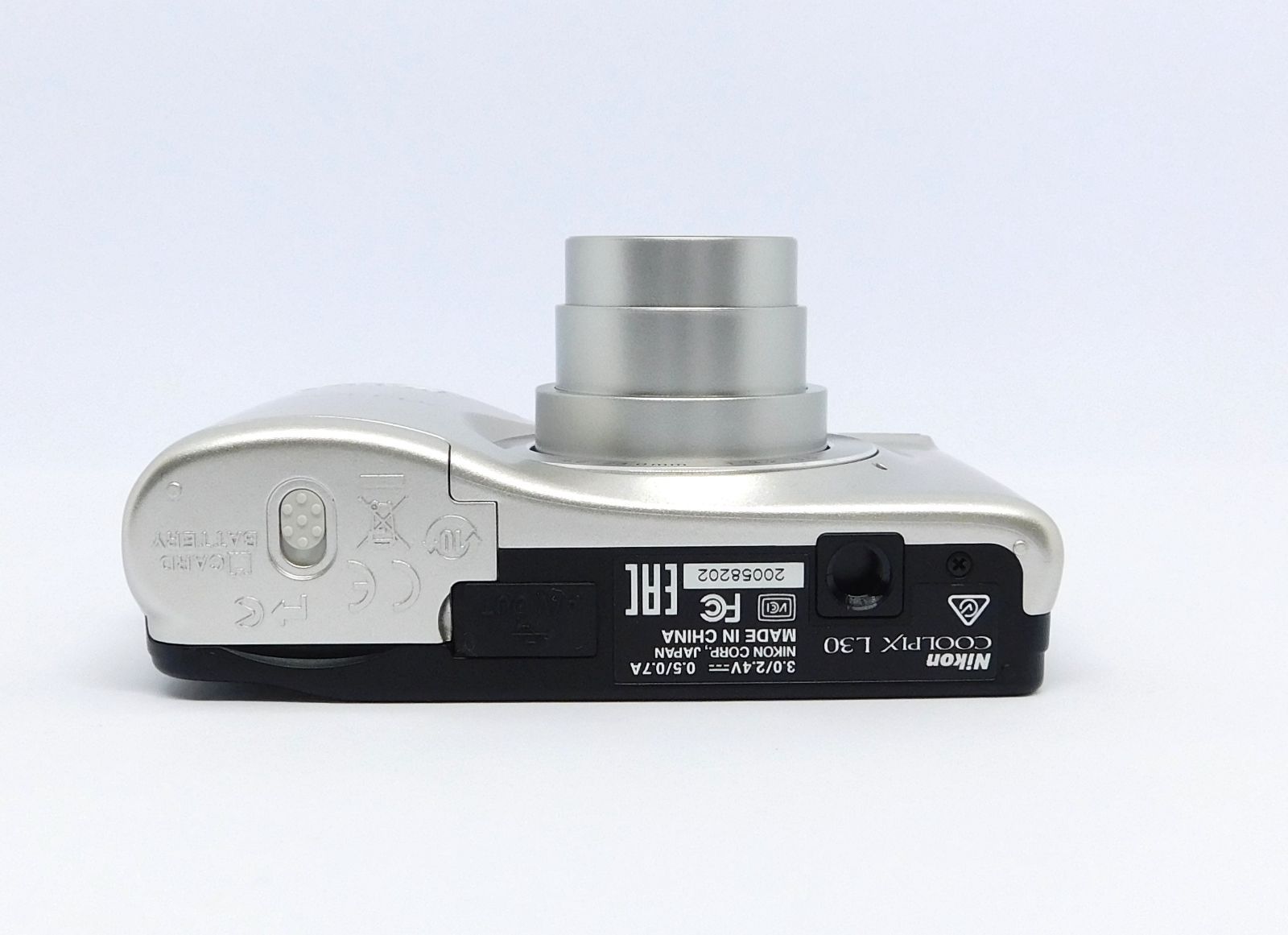 動作確認済み】Nikon COOLPIX L30 単三電池 オールドコンデジ 平成