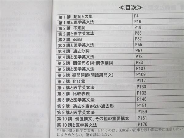 河合塾KALS 医学部学士編入対策講座 英語 医学英文法I/例文集/II