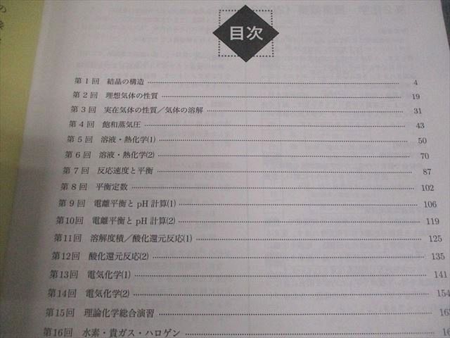 鉄緑会 高2 化学 化学基礎講座 第1/2部 テキスト通年セット 2023 計2冊