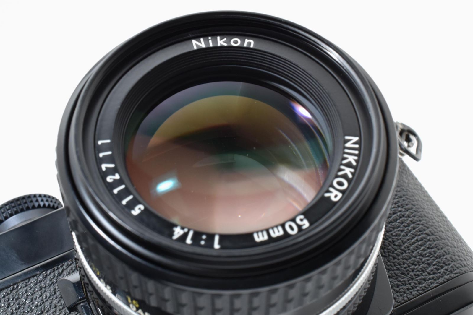 6087 【良品】 Nikon Fm Black Slr Film Camera Ai-S Nikkor 50mm F1.4