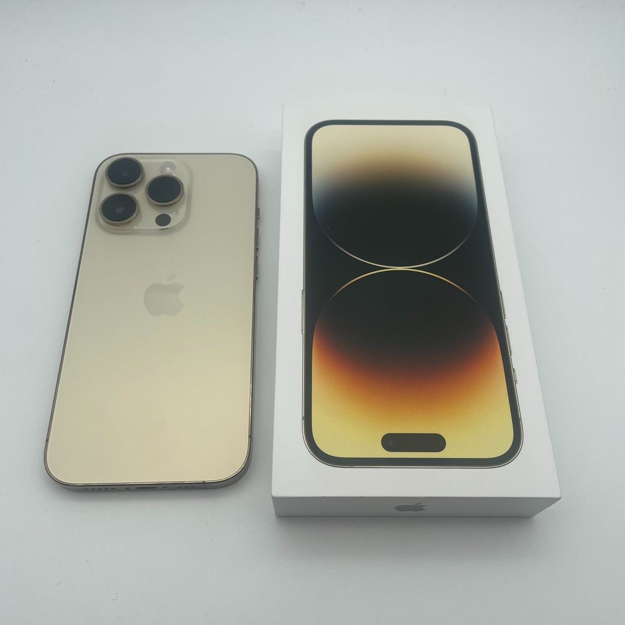 □iPhone 14Pro 128GB ゴールド MQ073J/A バッテリー100％ 利用制限