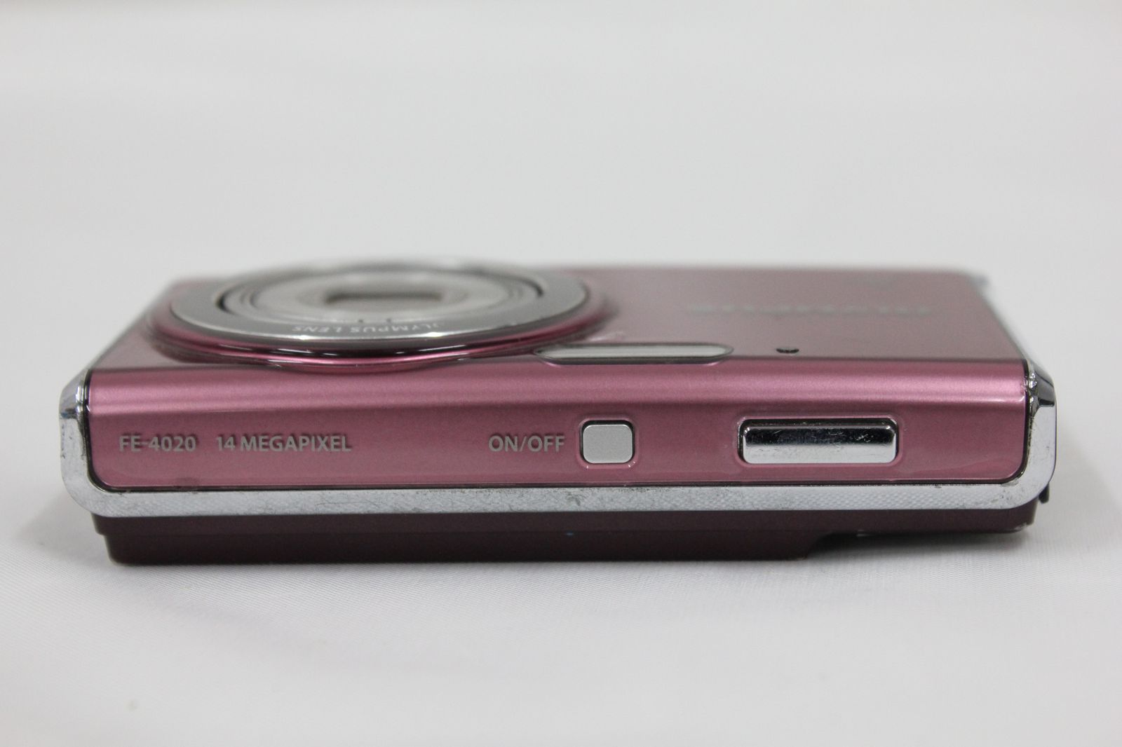 返品保証】 オリンパス Olympus fe FE-4020 ピンク 4x バッテリー付き