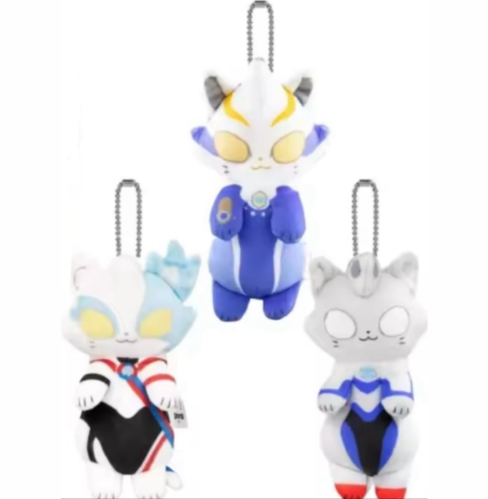 即納】新品 中国限定 奥特曼猫猫 ウルトラマン ぬいぐるみキーホルダー
